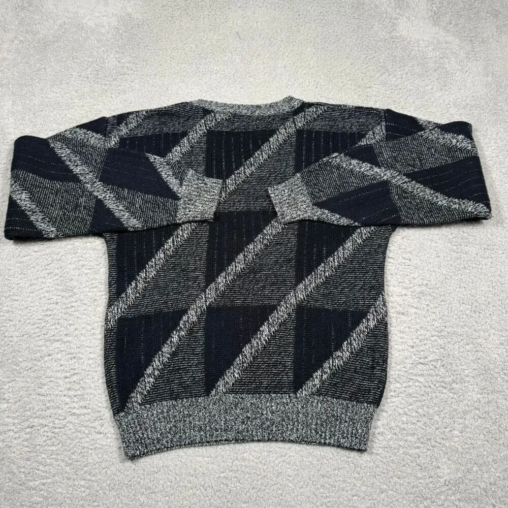 Unbranded Men's Grey and Black Jumper